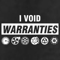 I Void Warranties Golf Towel