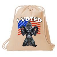 I Voted Werewolf Drawstring Bag