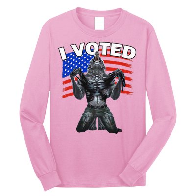 I Voted Werewolf Long Sleeve Shirt