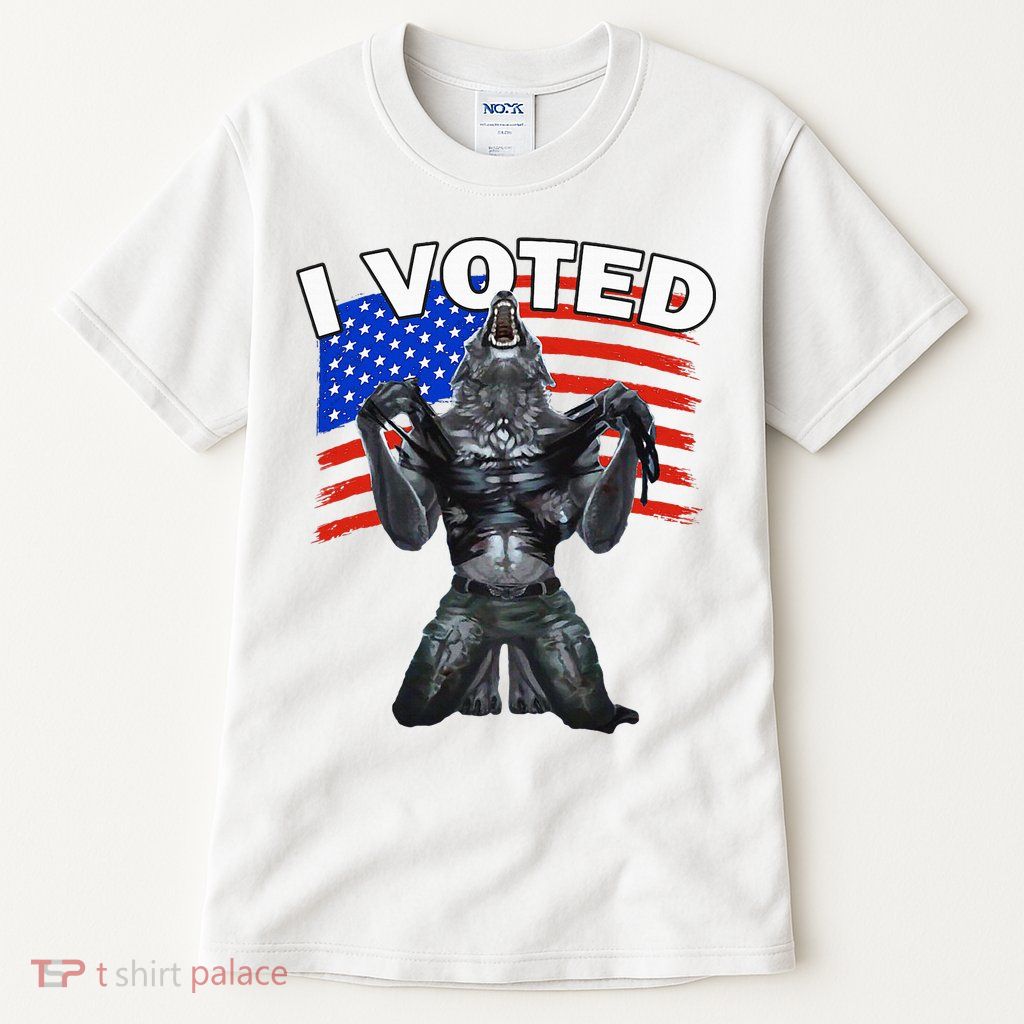 I Voted Werewolf Tall T-Shirt