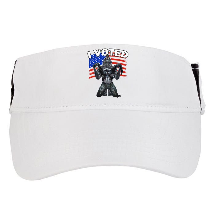 I Voted Werewolf Adult Drive Performance Visor