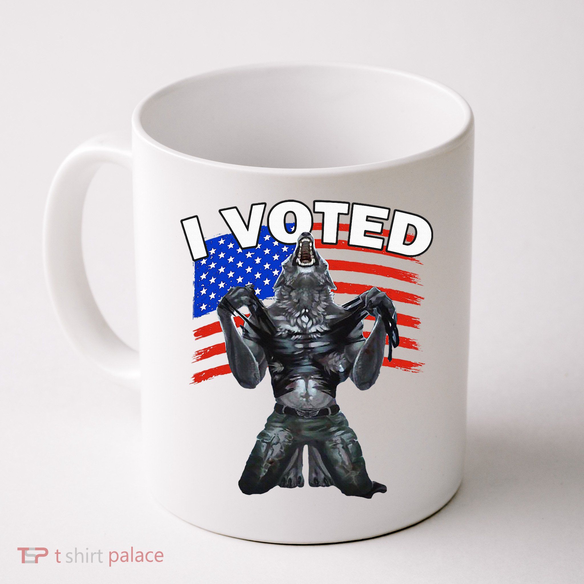 I Voted Werewolf Mug