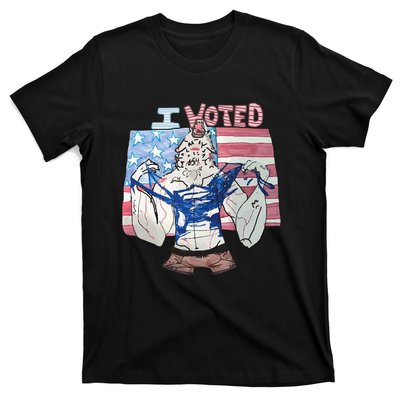 I Voted Werewolf Funny T-Shirt