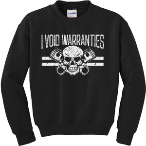 I Void Warranties Kids Sweatshirt