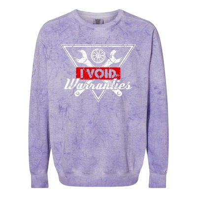 I Void Warranties Colorblast Crewneck Sweatshirt