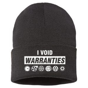 I Void Warranties Sustainable Knit Beanie