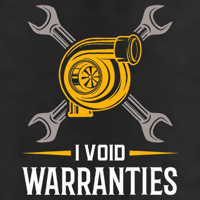 I Void Warranties Car Mechanic Auto Repair Gift 7 Panel Mesh Trucker Snapback Hat