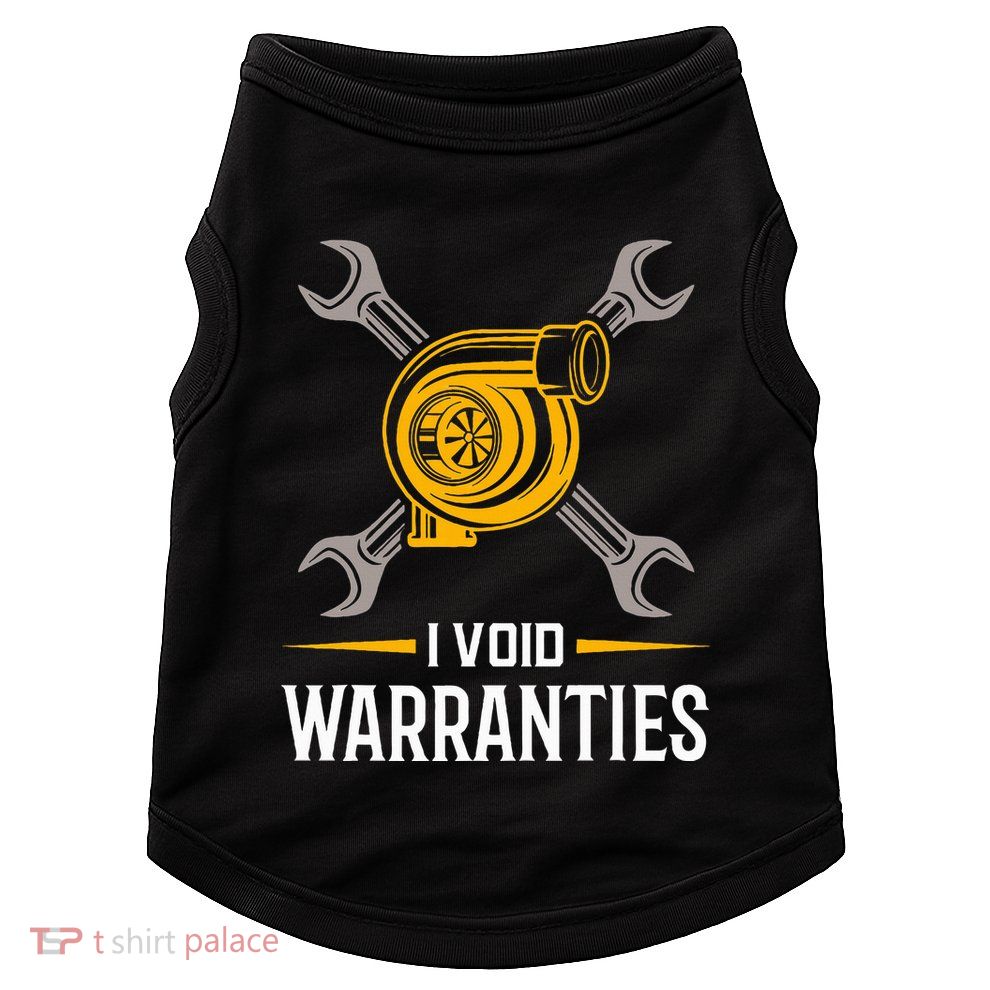I Void Warranties Car Mechanic Auto Repair Gift Doggie Tank