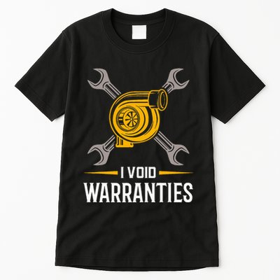 I Void Warranties Car Mechanic Auto Repair Gift Tall T-Shirt