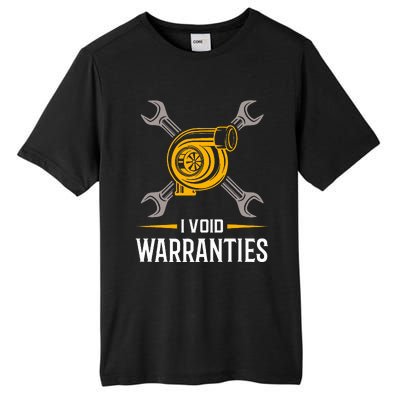 I Void Warranties Car Mechanic Auto Repair Gift Tall Fusion ChromaSoft Performance T-Shirt