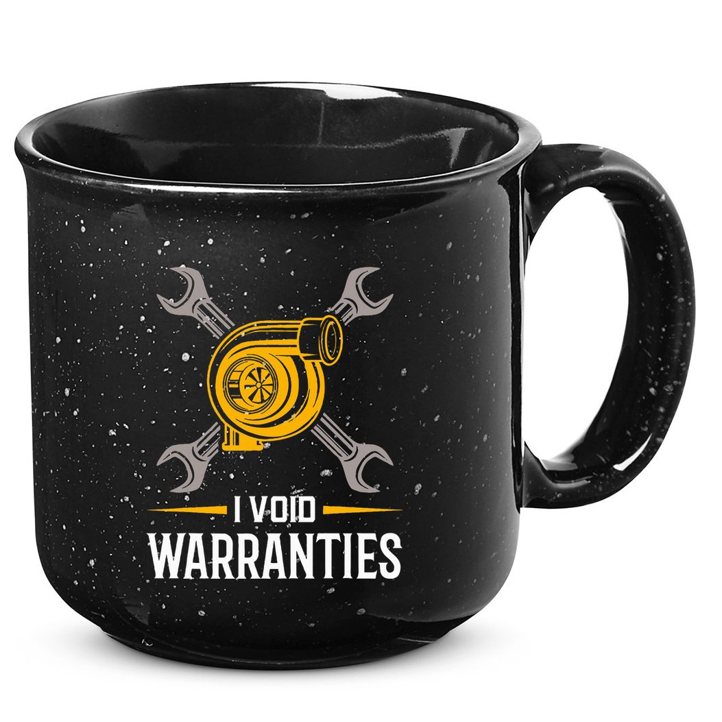 I Void Warranties Car Mechanic Auto Repair Gift 15oz Campfire Ceramic Mug