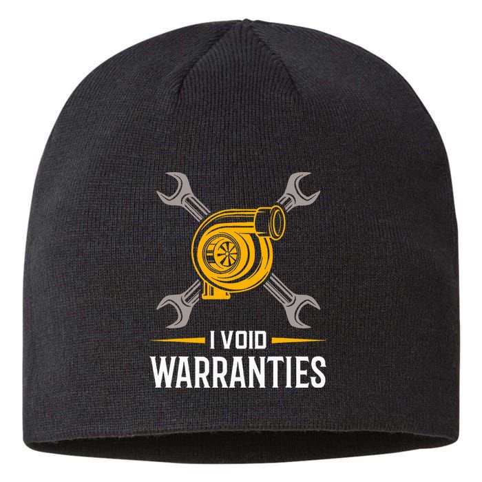 I Void Warranties Car Mechanic Auto Repair Gift Sustainable Beanie