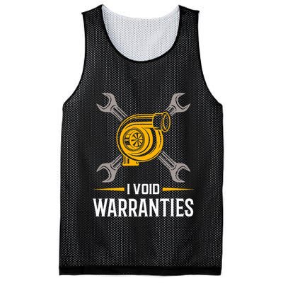 I Void Warranties Car Mechanic Auto Repair Gift Mesh Reversible Basketball Jersey Tank