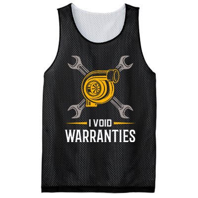 I Void Warranties Car Mechanic Auto Repair Gift Mesh Reversible Basketball Jersey Tank