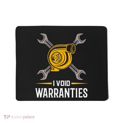 I Void Warranties Car Mechanic Auto Repair Gift Mousepad