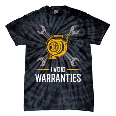 I Void Warranties Car Mechanic Auto Repair Gift Tie-Dye T-Shirt