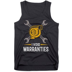 I Void Warranties Car Mechanic Auto Repair Gift Tank Top