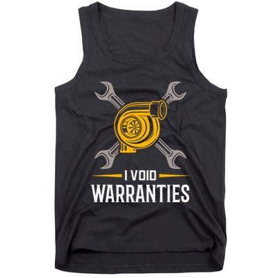 I Void Warranties Car Mechanic Auto Repair Gift Tank Top