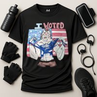 I Voted Werewolf Funny Cooling Performance Crew T-Shirt