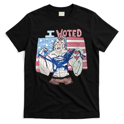 I Voted Werewolf Funny T-Shirt