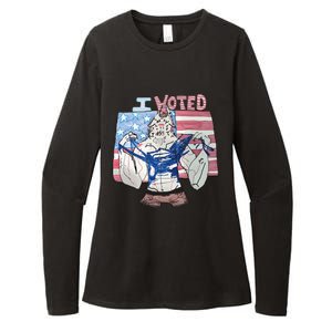 I Voted Werewolf Funny Womens CVC Long Sleeve Shirt