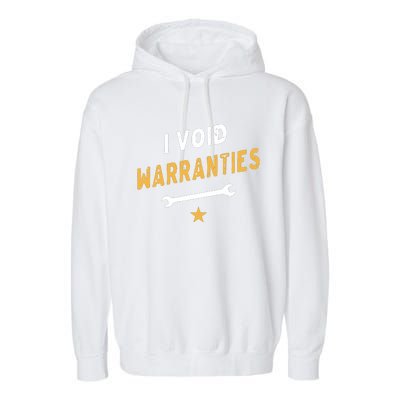 I Void Warranties Garment-Dyed Fleece Hoodie