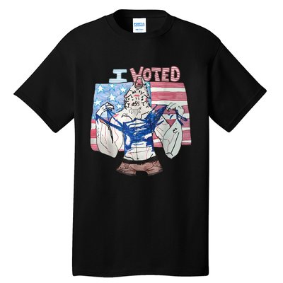 I Voted Werewolf Funny Tall T-Shirt