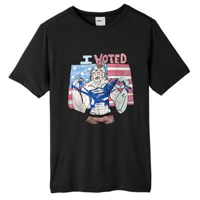 I Voted Werewolf Funny Tall Fusion ChromaSoft Performance T-Shirt