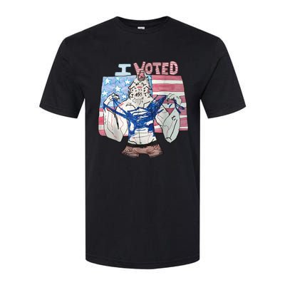 I Voted Werewolf Funny Softstyle CVC T-Shirt