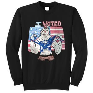 I Voted Werewolf Funny Sweatshirt