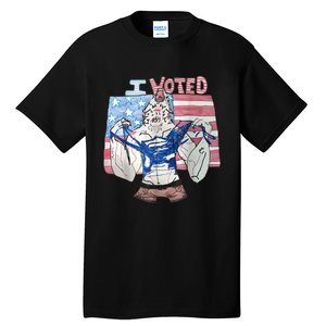 I Voted Werewolf Funny Tall T-Shirt