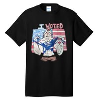 I Voted Werewolf Funny Tall T-Shirt