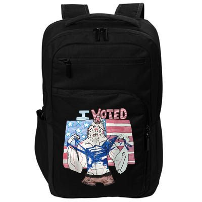 I Voted Werewolf Funny Impact Tech Backpack