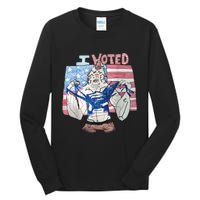 I Voted Werewolf Funny Tall Long Sleeve T-Shirt