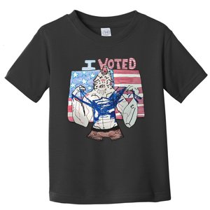 I Voted Werewolf Funny Toddler T-Shirt