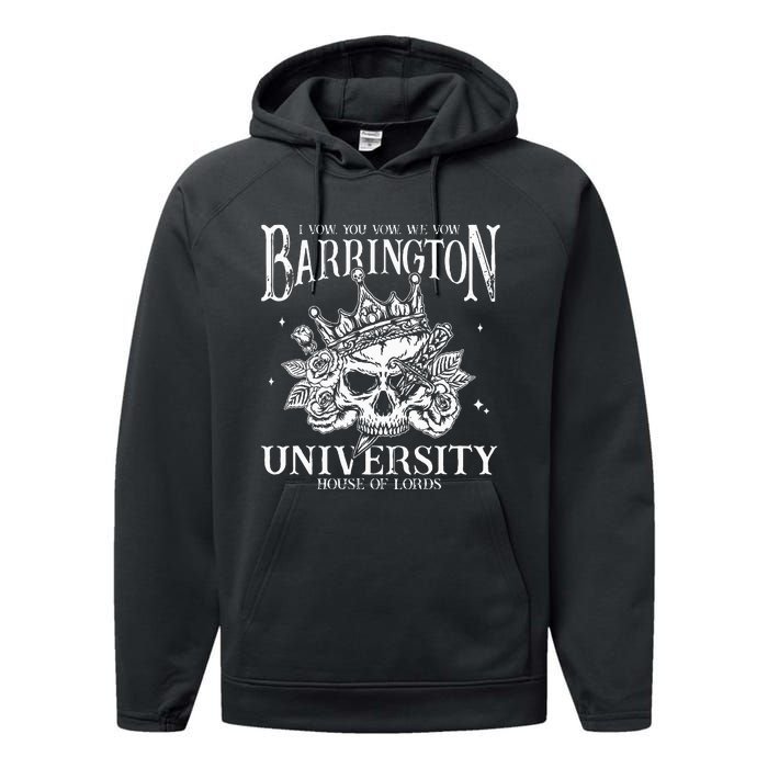 I Vow You Vow We Vow Barrington House Of Lord Performance Fleece Hoodie