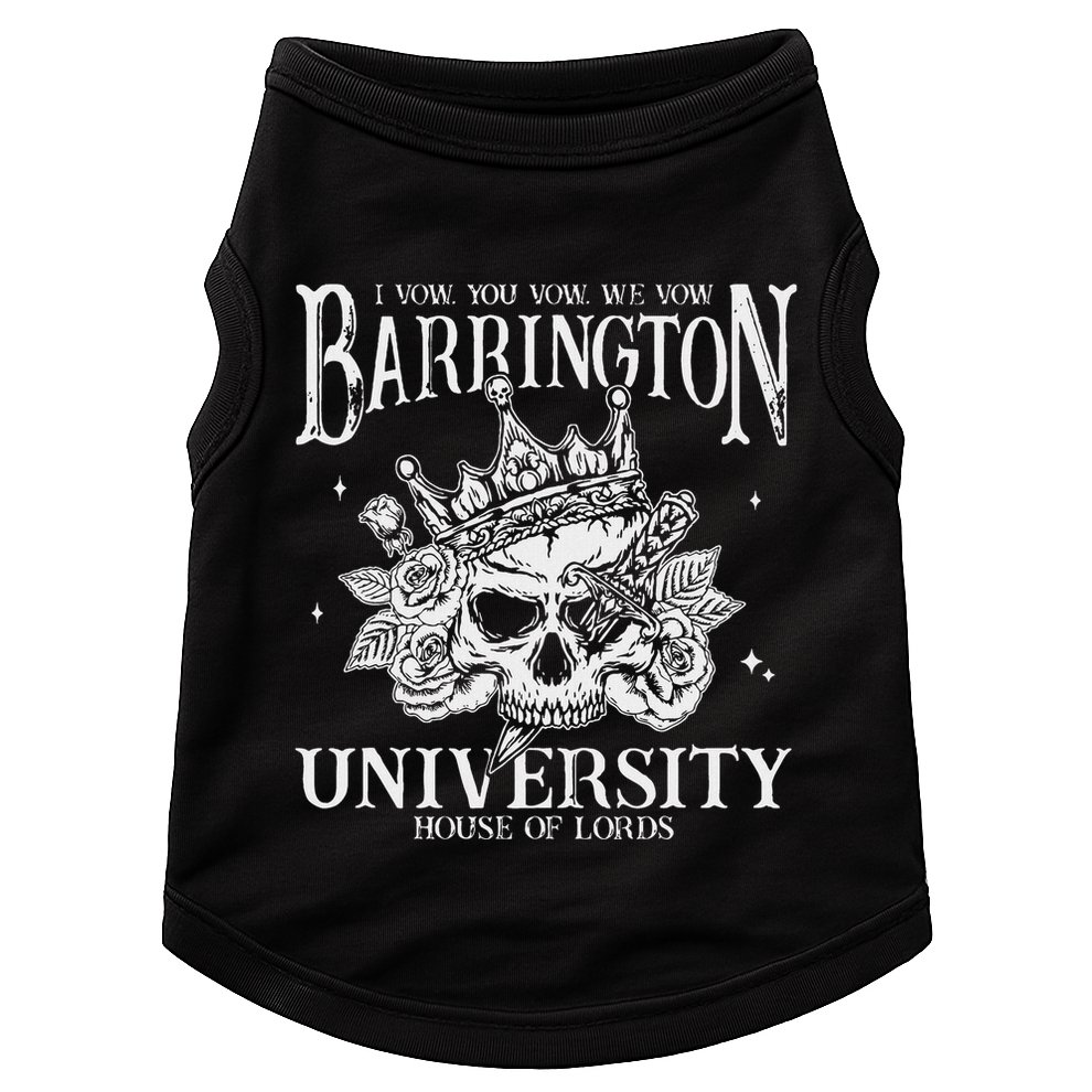 I Vow You Vow We Vow Barrington House Of Lord Doggie Tank