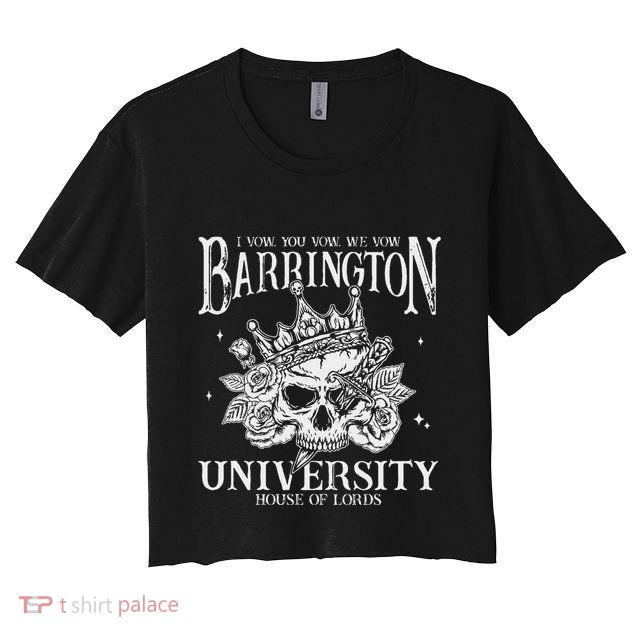 I Vow You Vow We Vow Barrington House Of Lord Crop Top