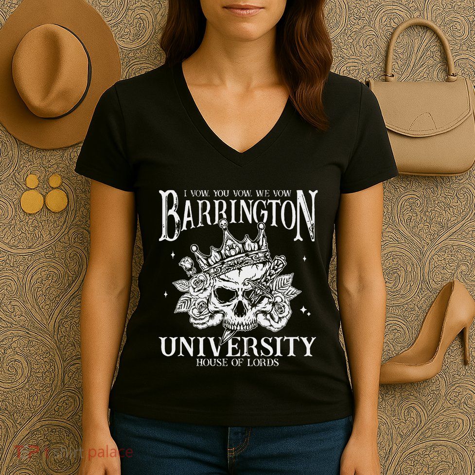 I Vow You Vow We Vow Barrington House Of Lord Women's V-Neck T-Shirt