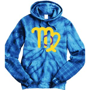 Intersexual Virgo Zodiac Sign Intersex Pride Flag Meaningful Gift Tie Dye Hoodie