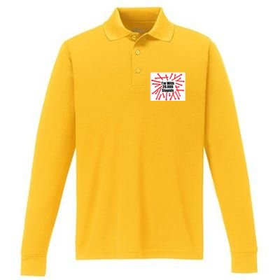 IM With 20000 Stupids Performance Long Sleeve Polo