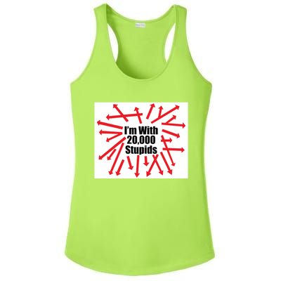 IM With 20000 Stupids Ladies PosiCharge Competitor Racerback Tank