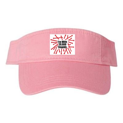 IM With 20000 Stupids Valucap Bio-Washed Visor