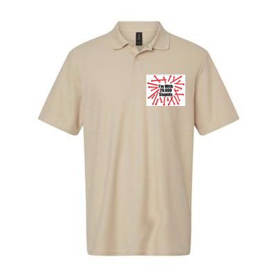 IM With 20000 Stupids Softstyle Adult Sport Polo