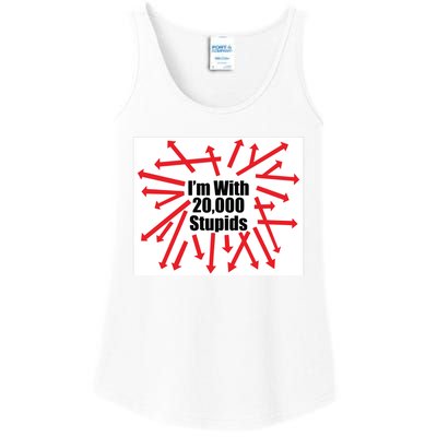 IM With 20000 Stupids Ladies Essential Tank