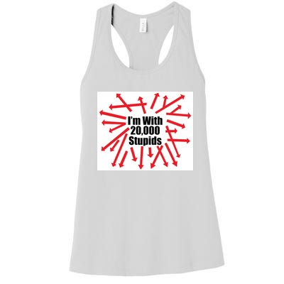 IM With 20000 Stupids Women's Racerback Tank