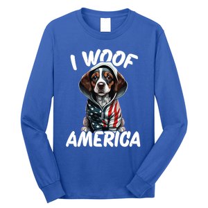 I Woof America Cute Gift Long Sleeve Shirt