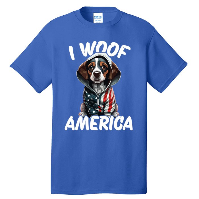 I Woof America Cute Gift Tall T-Shirt