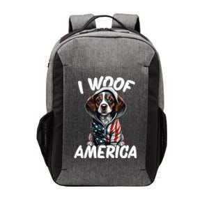 I Woof America Cute Gift Vector Backpack