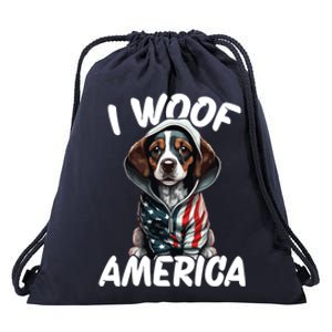 I Woof America Cute Gift Drawstring Bag